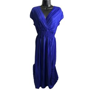 Dkny Women's Cotton Tie Waist Dress - Blue - Size Xs